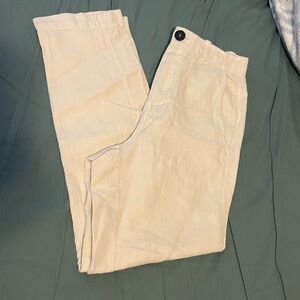 zara linen dress pants size xs 2